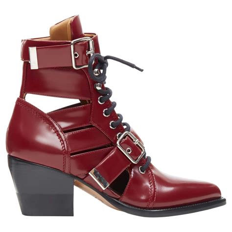 chloe rylee boots red sale